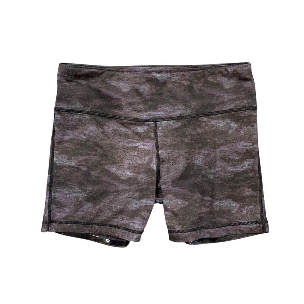 IAB MFG Shorts Womens 8 Multi I Am Becoming 5 Inch No Ride Sweat Wicking Workout